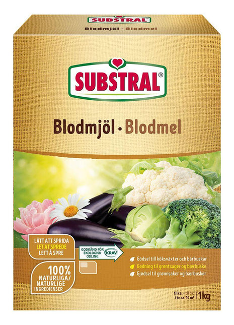 Substral Blodmjöl, 1kg - Svedberga Plantskola AB